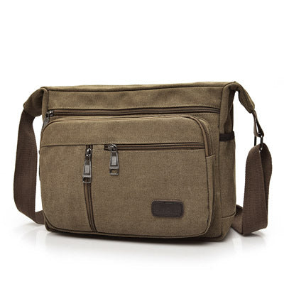 Canvas Shoulder Bag - Large Capacity Crossbody Bag