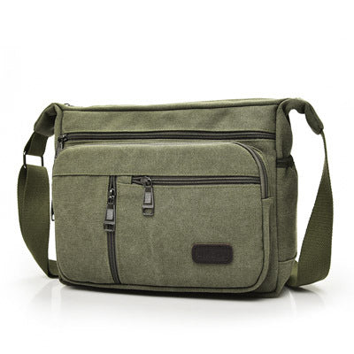 Canvas Shoulder Bag - Large Capacity Crossbody Bag