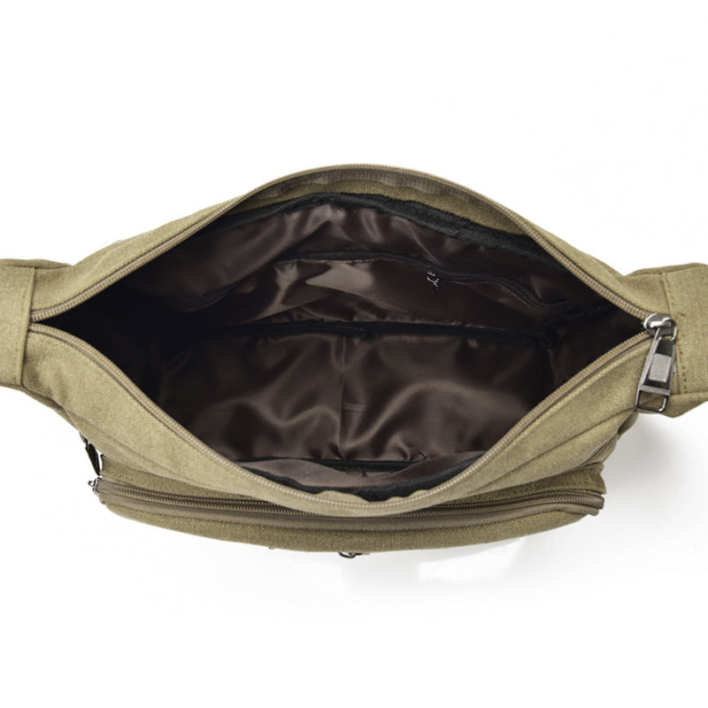 Canvas Shoulder Bag - Large Capacity Crossbody Bag