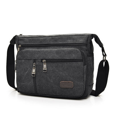 Canvas Shoulder Bag - Large Capacity Crossbody Bag